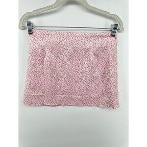 Princess Polly Matilda Satin Pink mini skirt Size 8